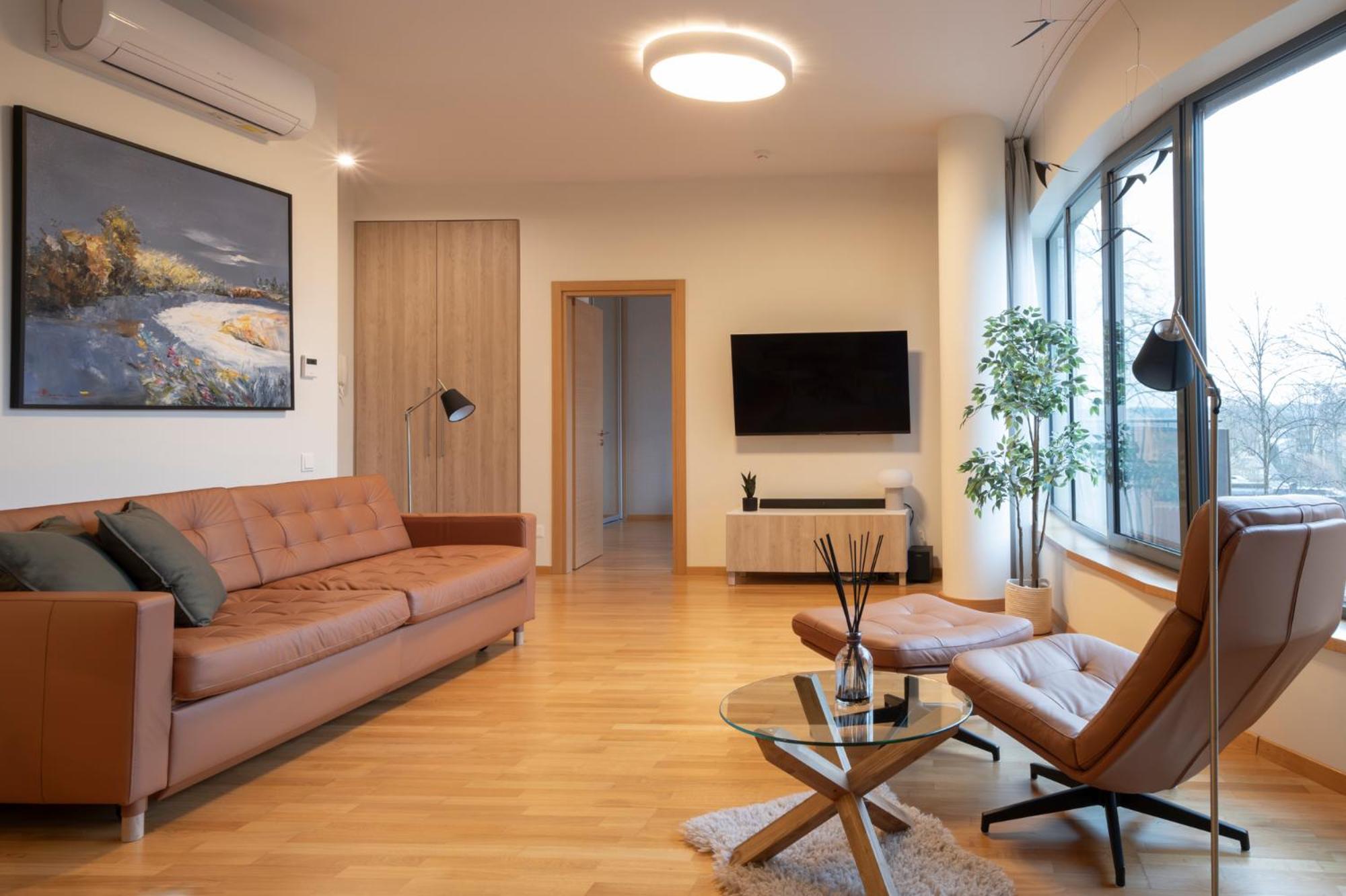 2 Bedroom Apt, 2 Garage Spots & Balconies, Self Check-In, By Cohost Druskininkai Exterior foto